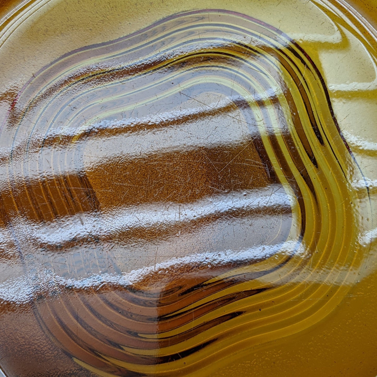 Set of two (2) Vintage Amber Glass Coupe Soup Bowls by Duralex | Made in France | 80's Tableware