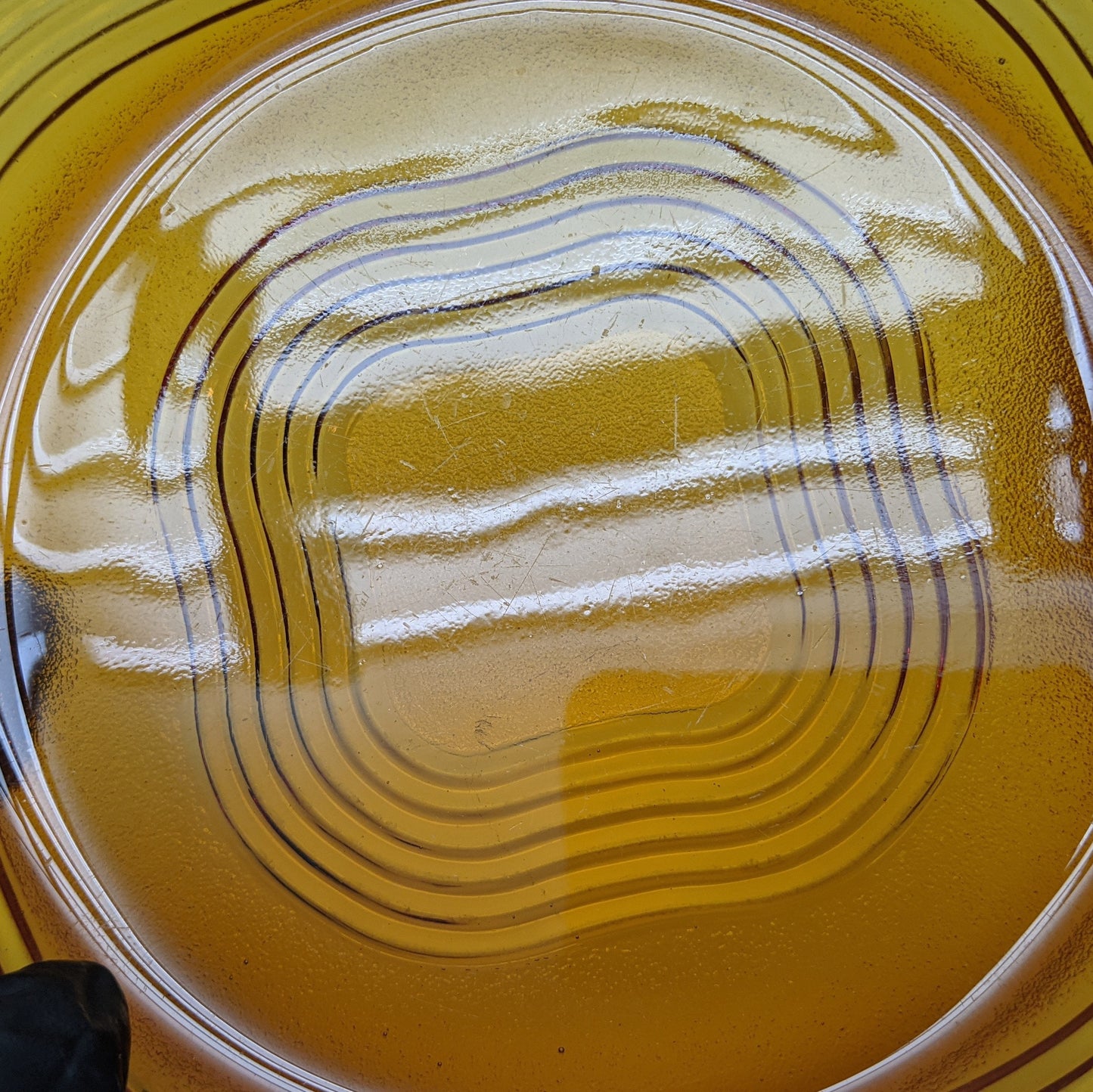 Set of two (2) Vintage Amber Glass Coupe Soup Bowls by Duralex | Made in France | 80's Tableware