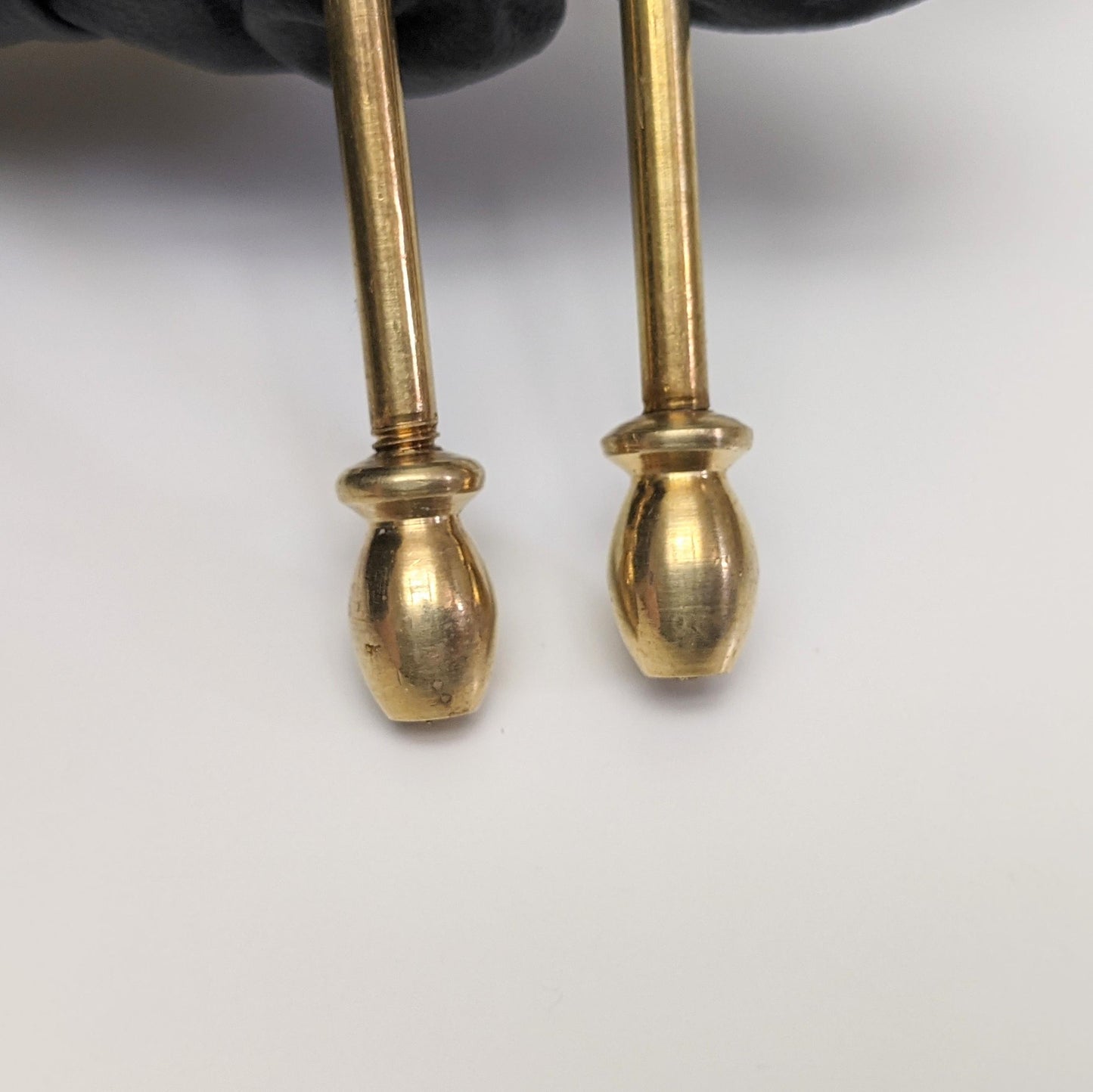 Set of two (2) Vintage Small Brass Candle Snuffers | Mid Century Modern | Boho Decor