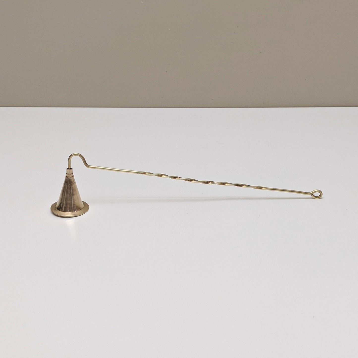 Vintage Brass Candle Snuffer | Mid Century Modern | Boho Decor