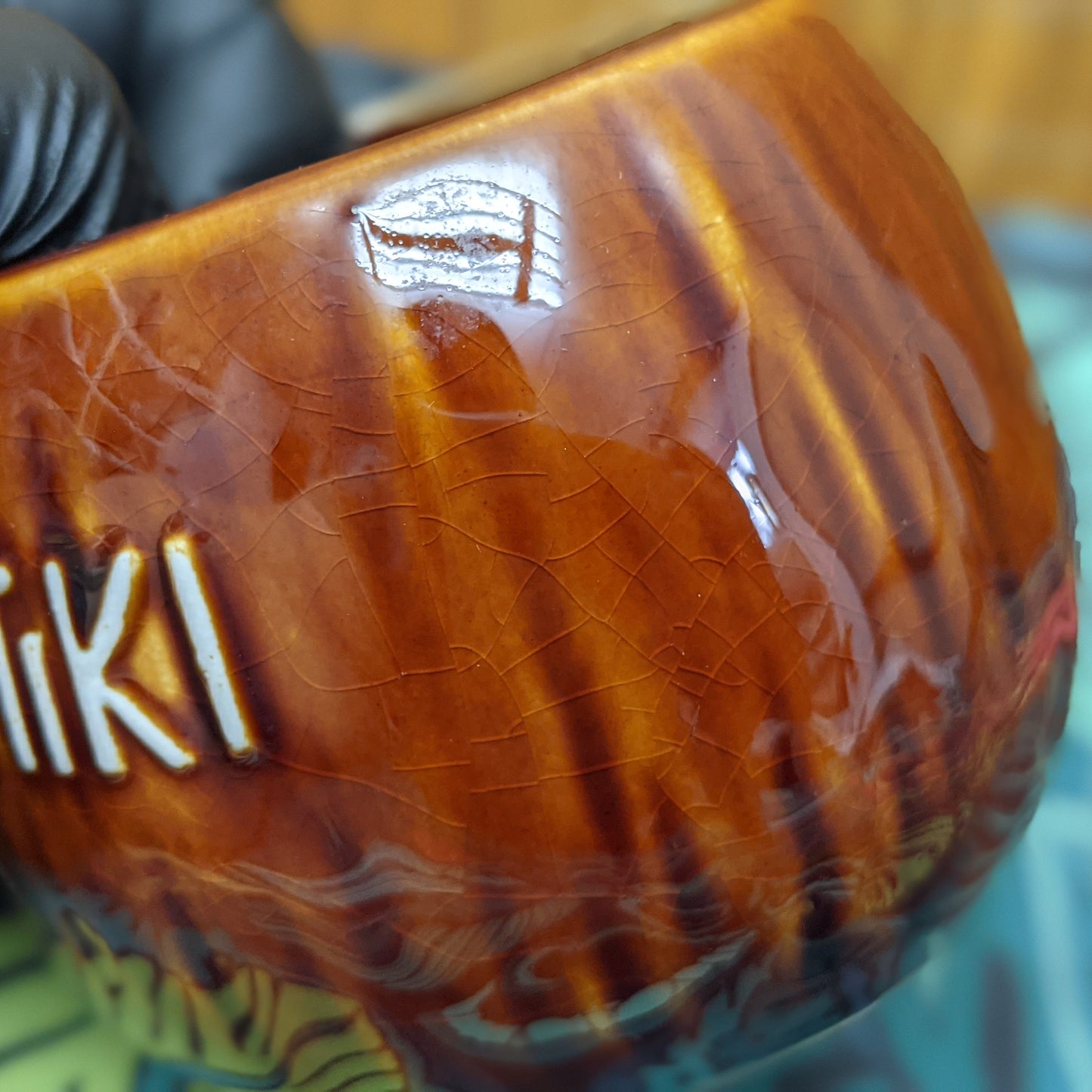 RARE! Vintage Brown Ceramic Coconut Kon-Tiki Condiment Bowl (Lid Missing) | Restaurant Montreal Sheraton Hotel | By Stephen Crane Associates