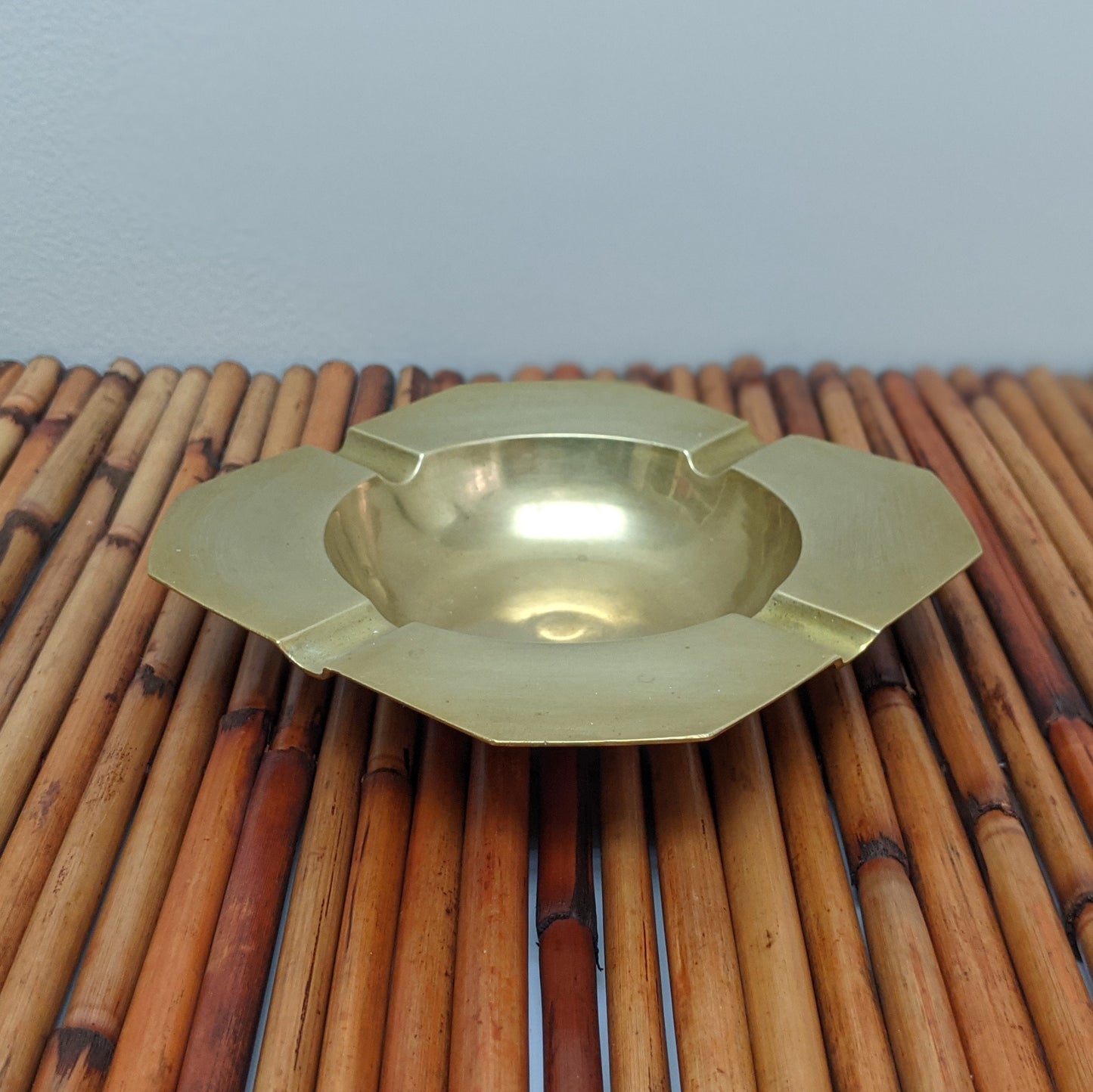 Vintage Square Brass Ashtray | Catchall Dish | Trinket Dish | Jewelry Dish