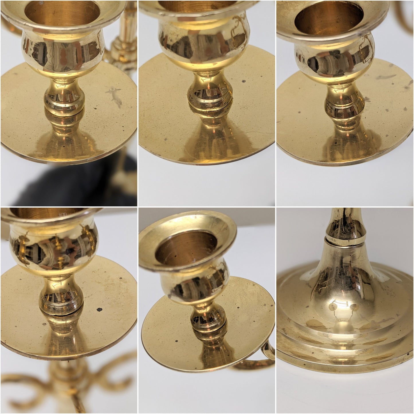 Vintage Brass Candelabra Five (5) Arms Candlestick Holder | Boho Home Decor