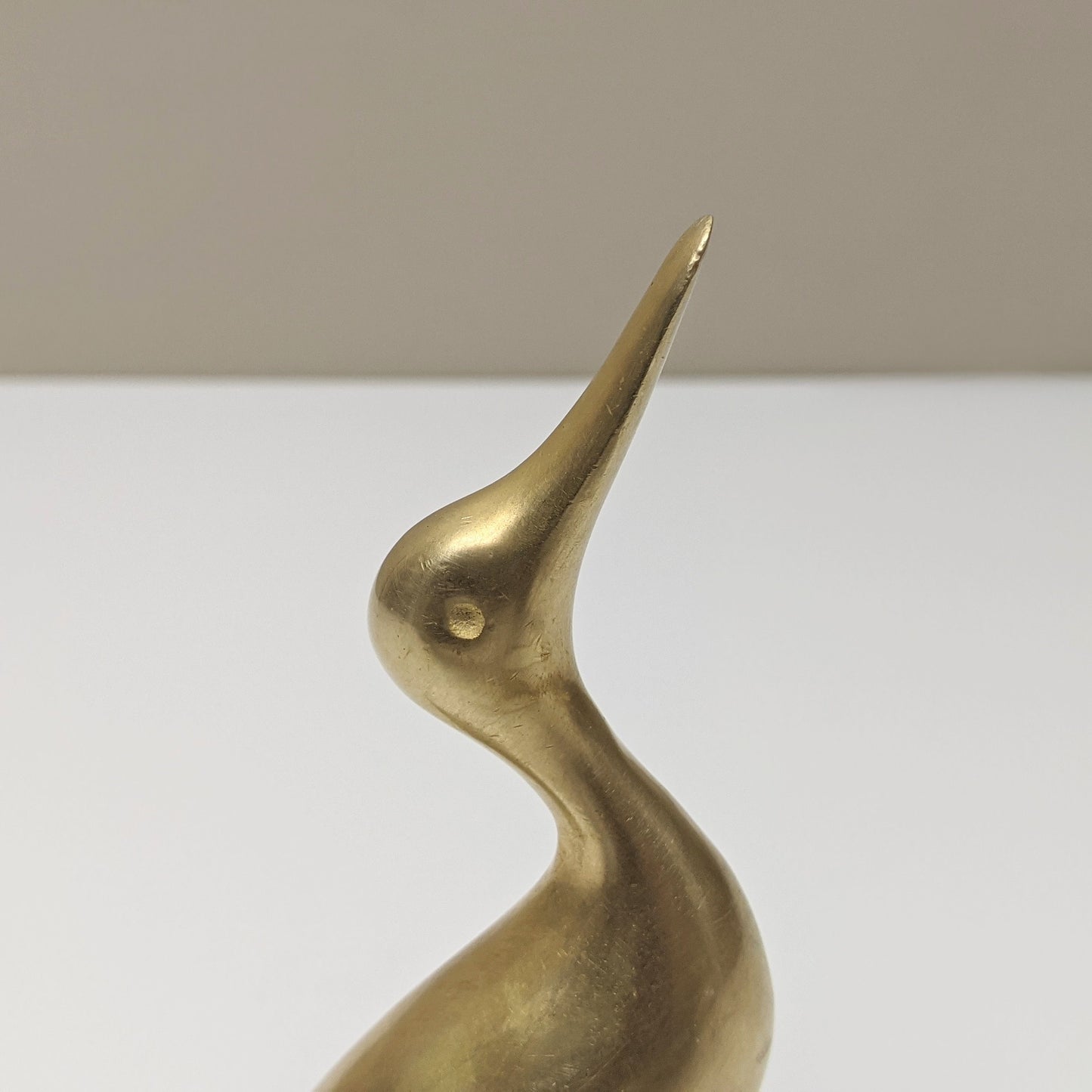 Vintage Brass Duck Figurine | Mid Century Modern | Boho Decor