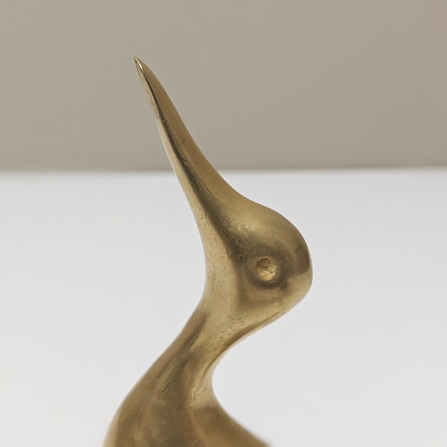 Vintage Brass Duck Figurine | Mid Century Modern | Boho Decor