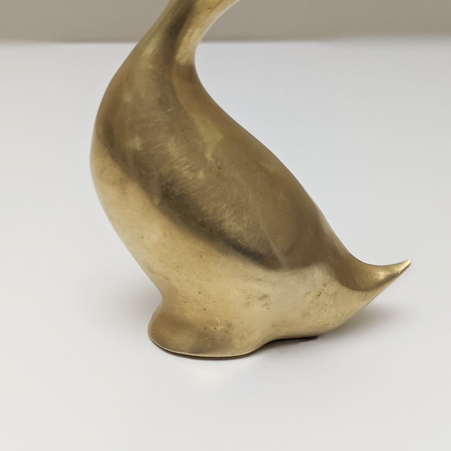 Vintage Brass Duck Figurine | Mid Century Modern | Boho Decor