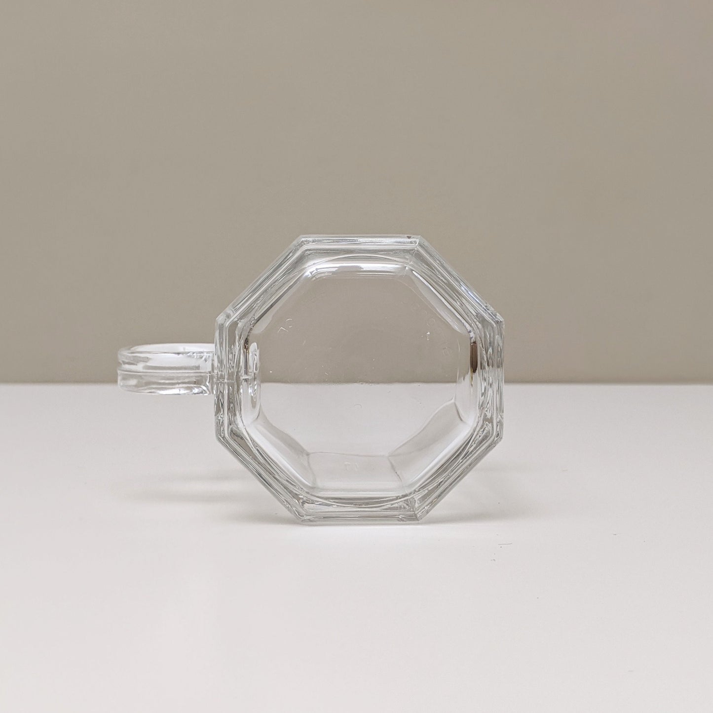 Vintage Octime Clear Coffee Creamer by Cristal D'Arques-Durand Arcoroc Luminarc | Octagonal Shaped