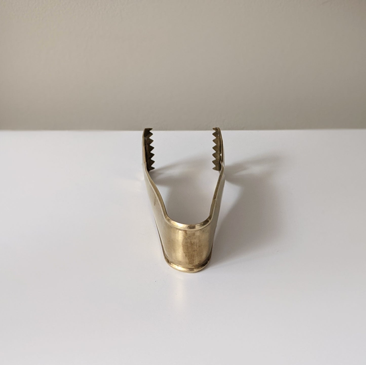 Vintage Swedish Modern Ice Bucket Brass Tongs by Mitab Karlshamn | Star Design | Mid-Century Modern